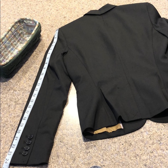 The Limited Dark Brown Blazer Never Worn Size 2 - Picture 6 of 8